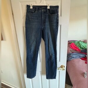 Banana Republic Women’s Long Straight Leg Blue Jeans